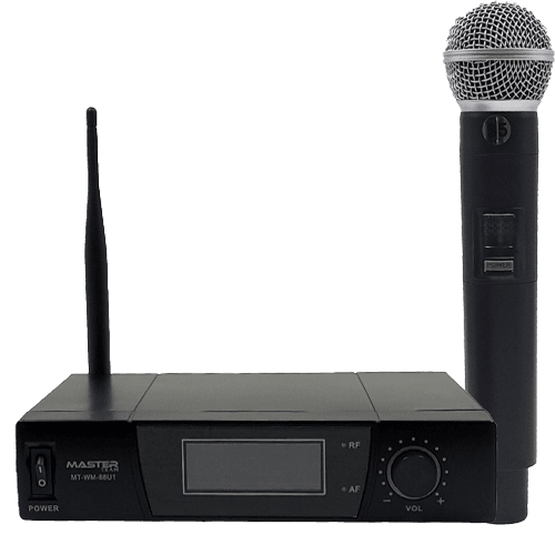 Wireless MICROPHONE system 1 channel WM-88U1 WITH 1 mic MASTER TEAM